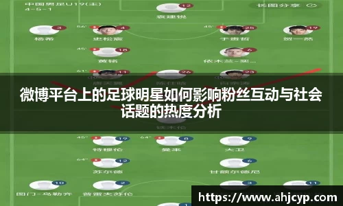 微博平台上的足球明星如何影响粉丝互动与社会话题的热度分析
